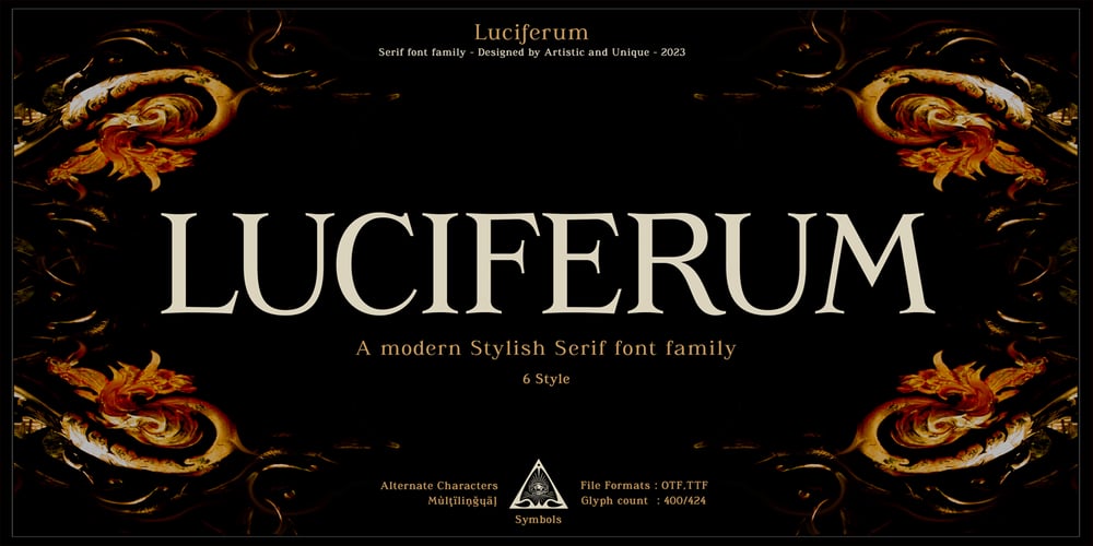 Luciferum font