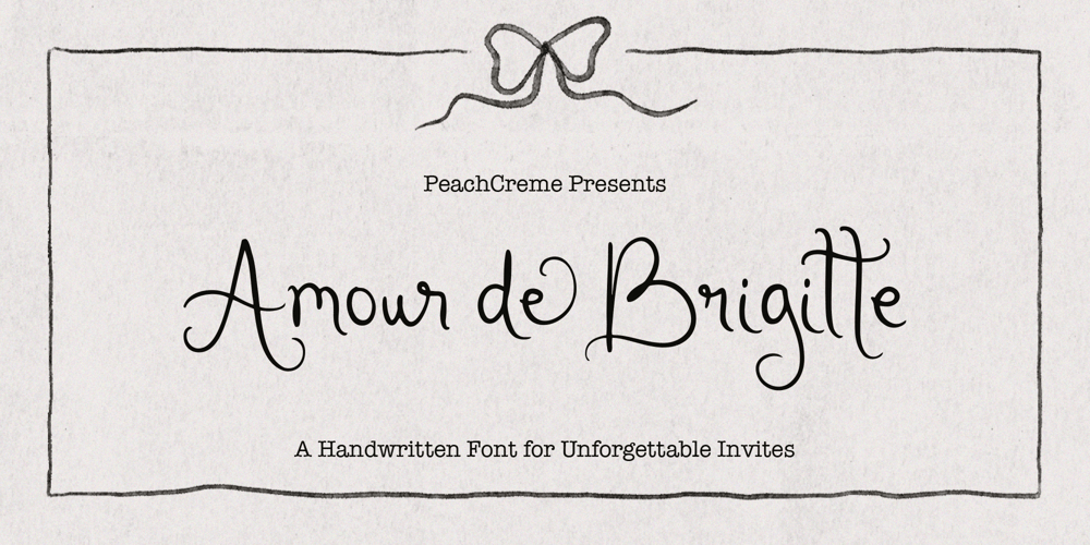 Amour de Brigitte font