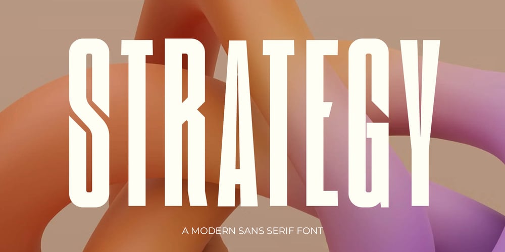 Strategy font