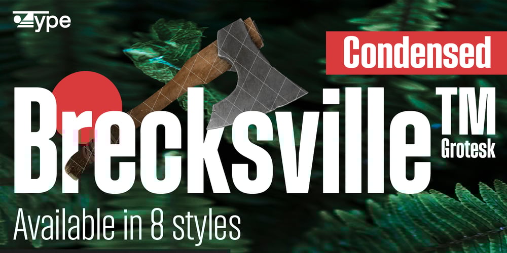 Brecksville font