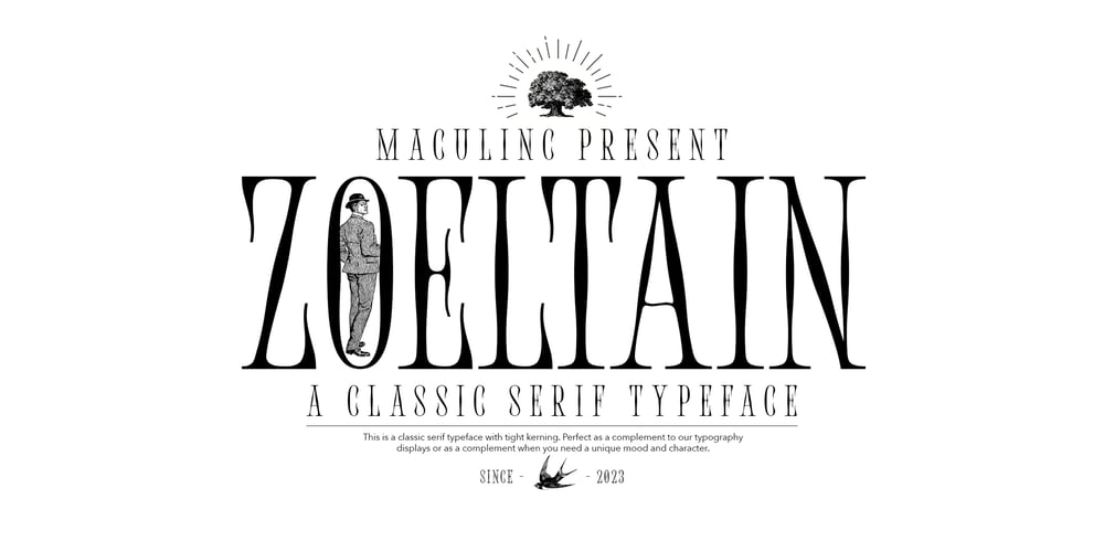 Zoeltain Classic Serif Font font