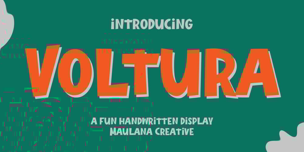 Voltura font