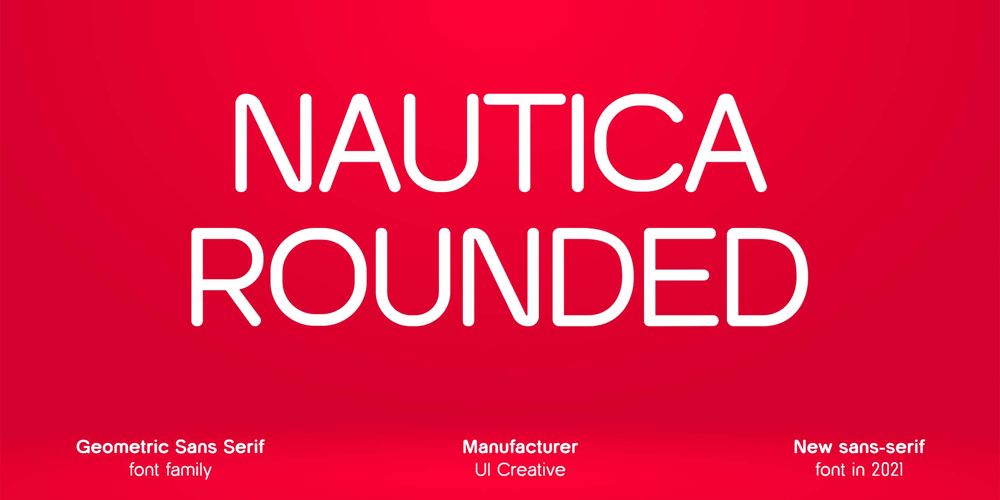 Nautica Rounded font