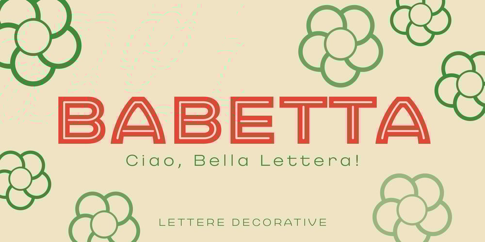Babetta font