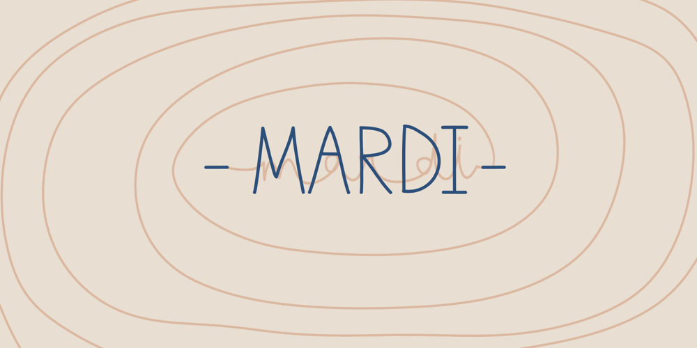 Mardi font