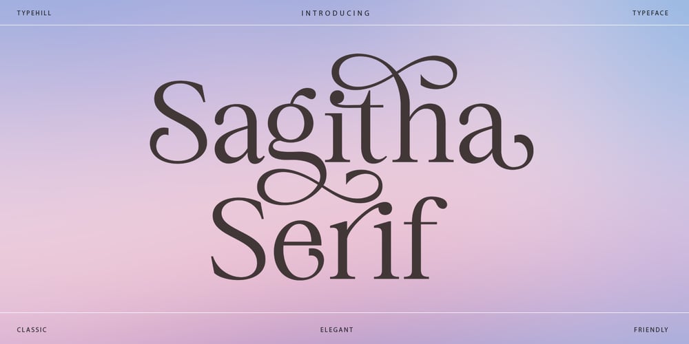 Sagitha Serif font