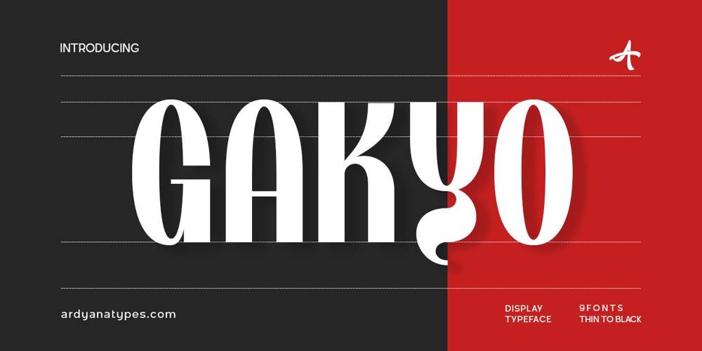Gakyo font