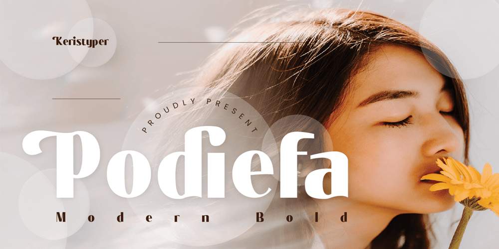Podiefa font