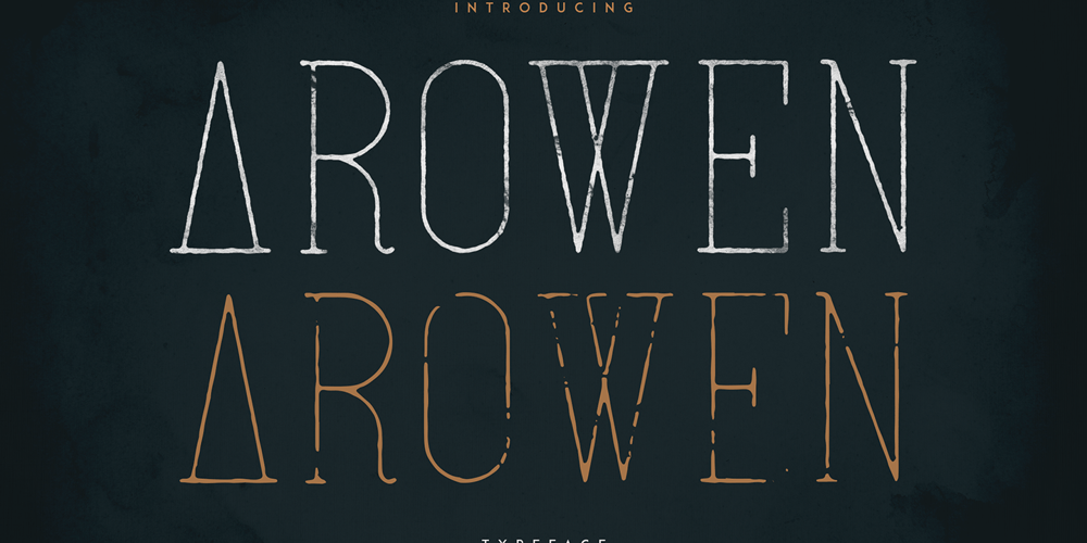 Arowen font