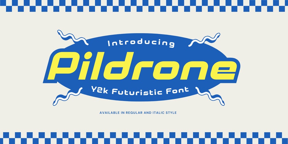 Pildrone font