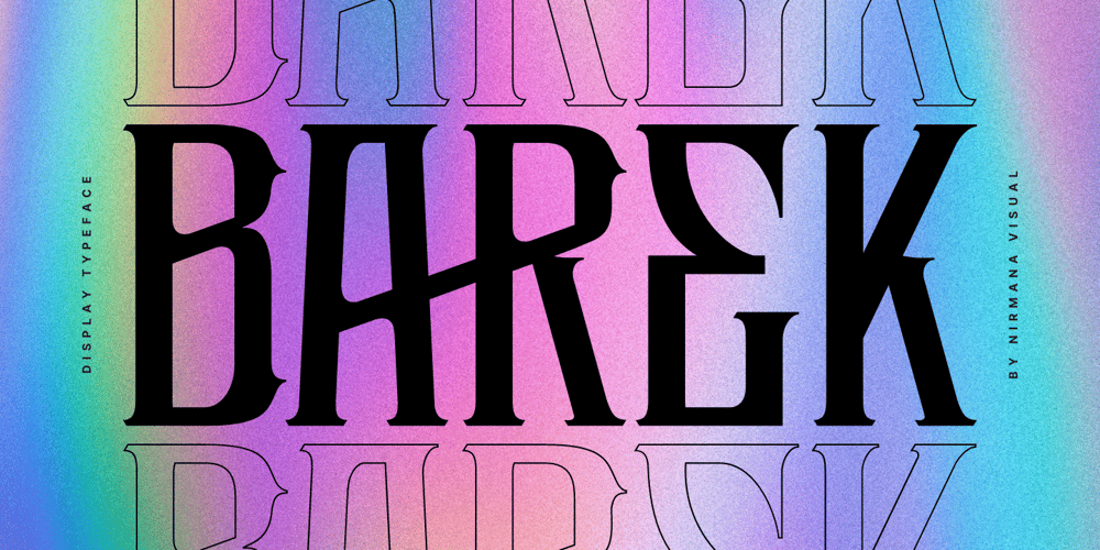 Barek font
