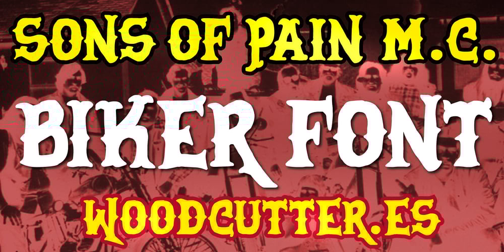 Sons of Pain M.C. font