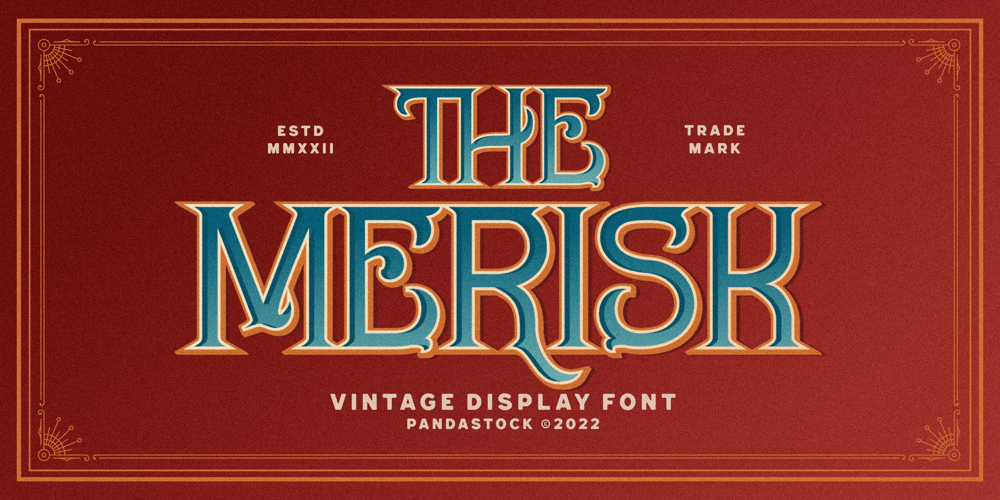 Merisk font