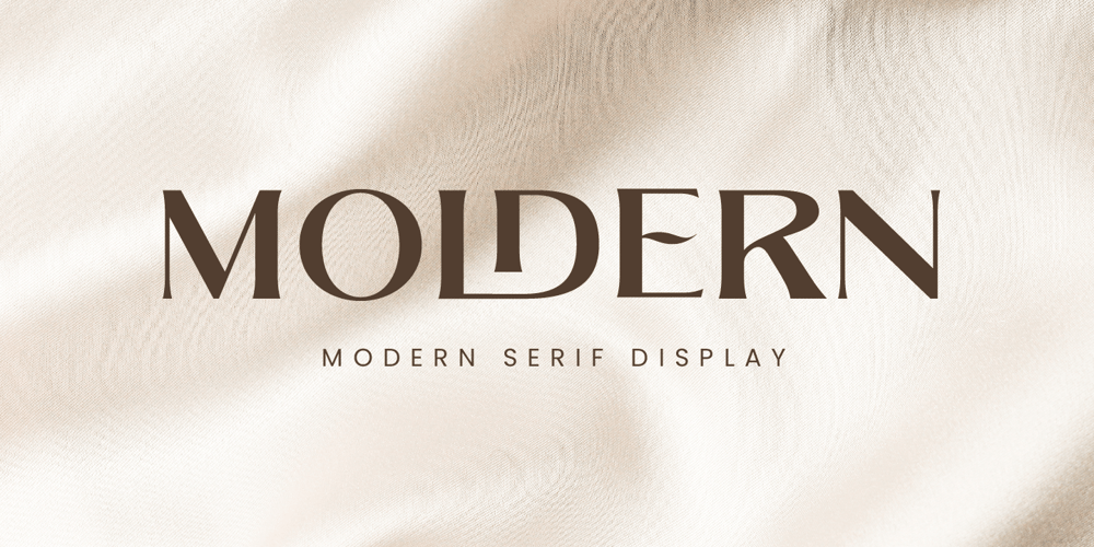 Moldern font