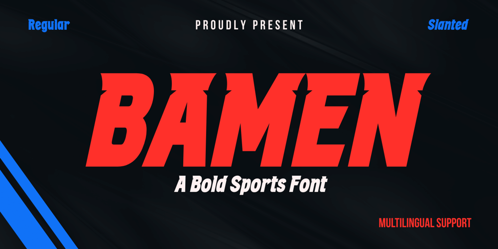 Bamen font