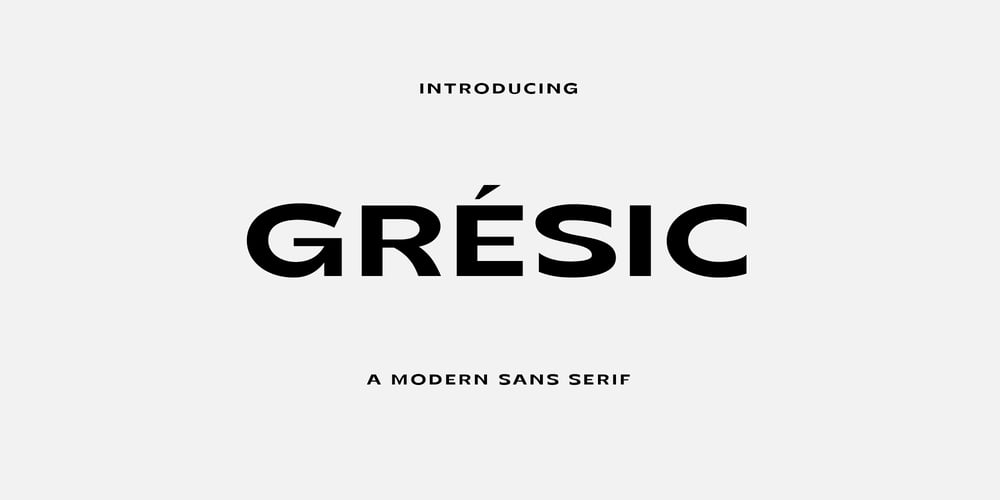 Gresic font
