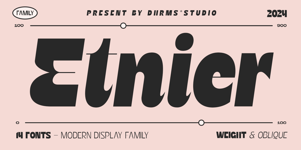 Etnier font