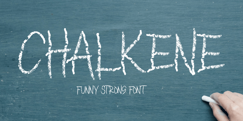 Chalkene font