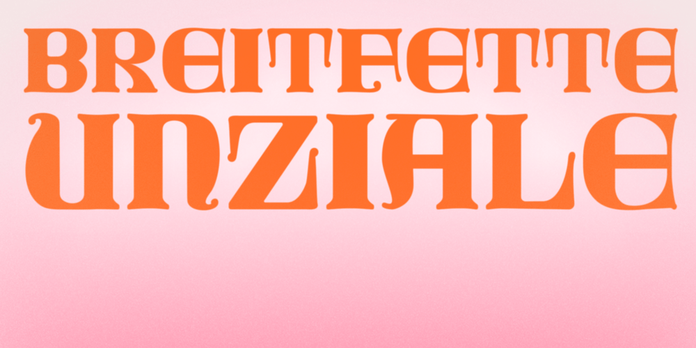 BM Breitfette Unziale font