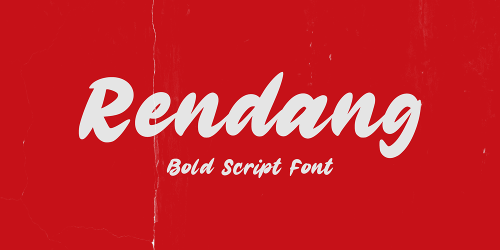 Rendang font