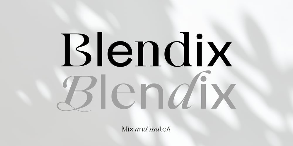 Blendix font