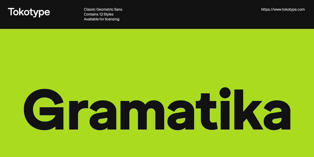 Gramatika font