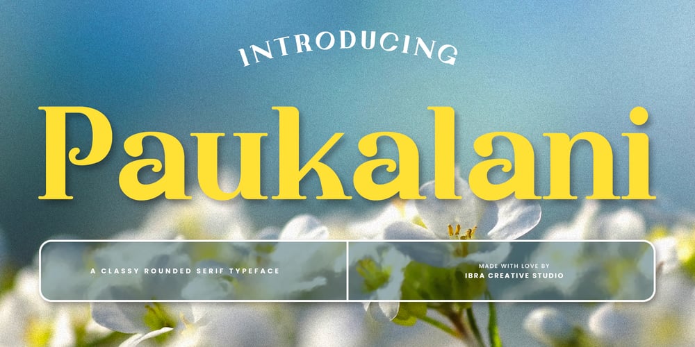 Paukalani font