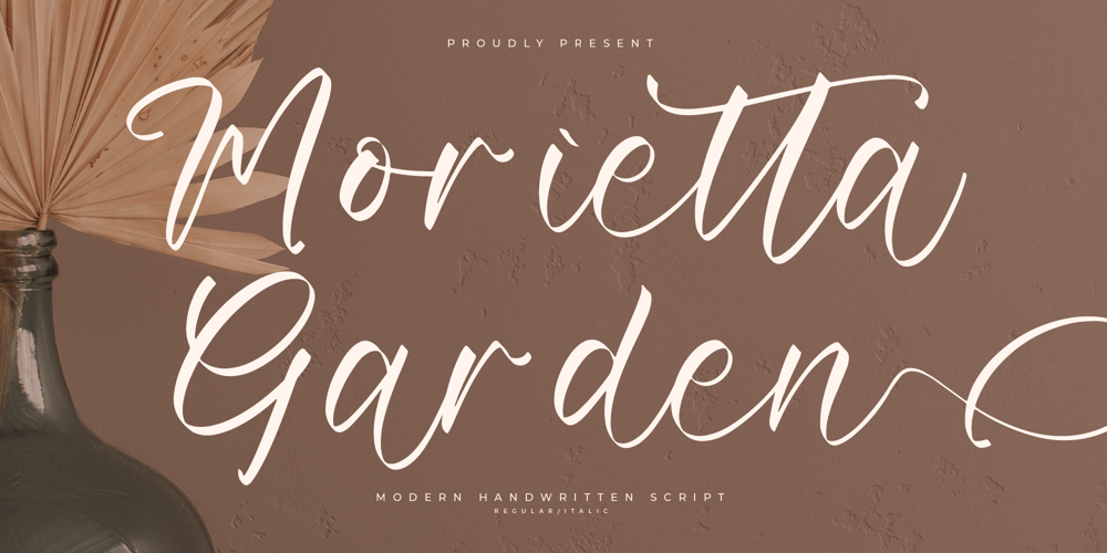 Morietta Garden font