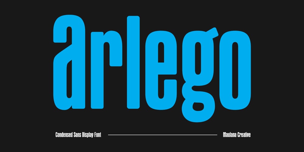 Arlego font