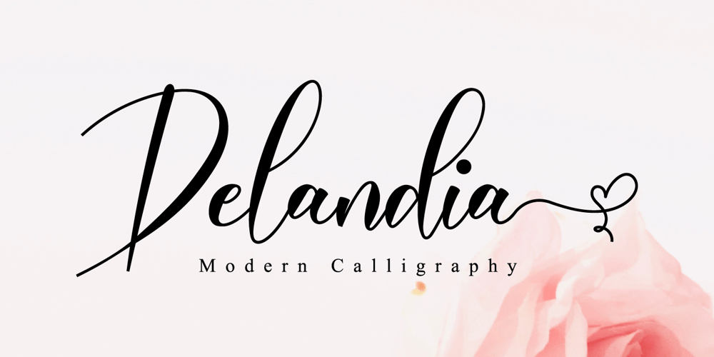 Delandia font