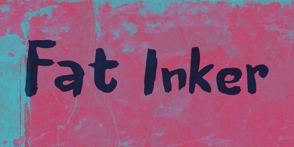 Fat Inker font