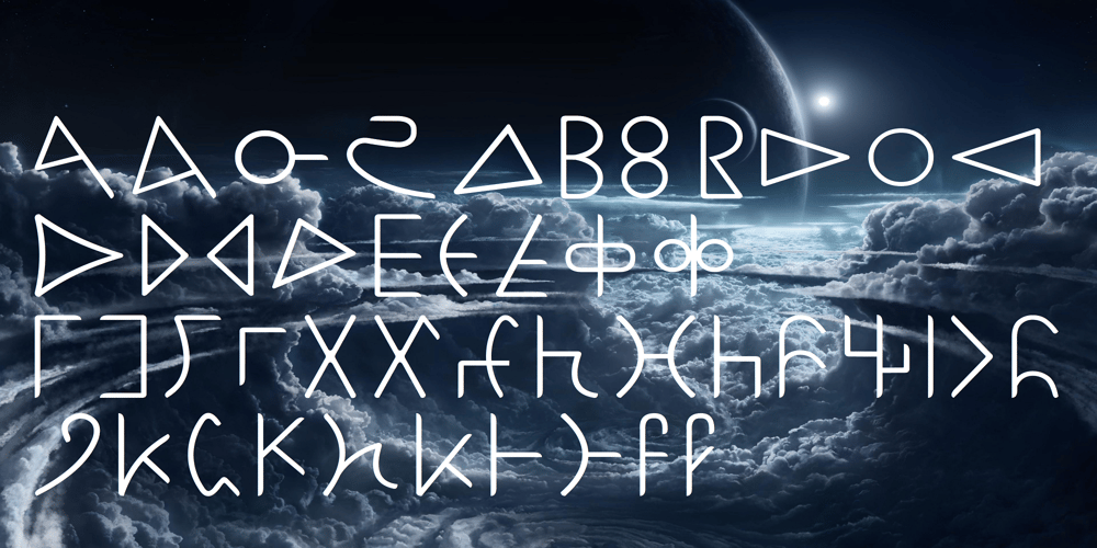 Ongunkan Bactrian Script font