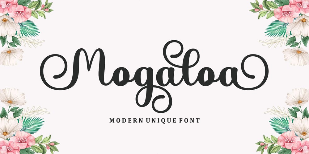Mogaloa Script font
