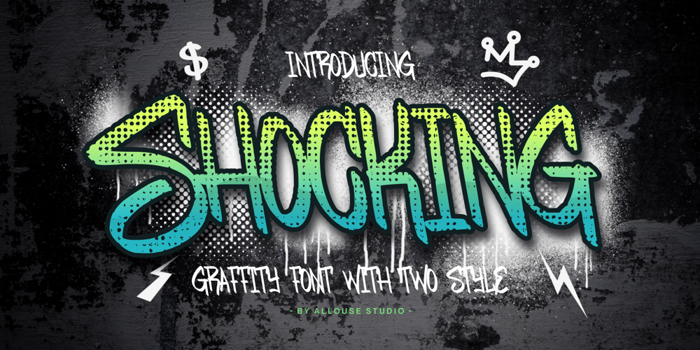 Shocking font