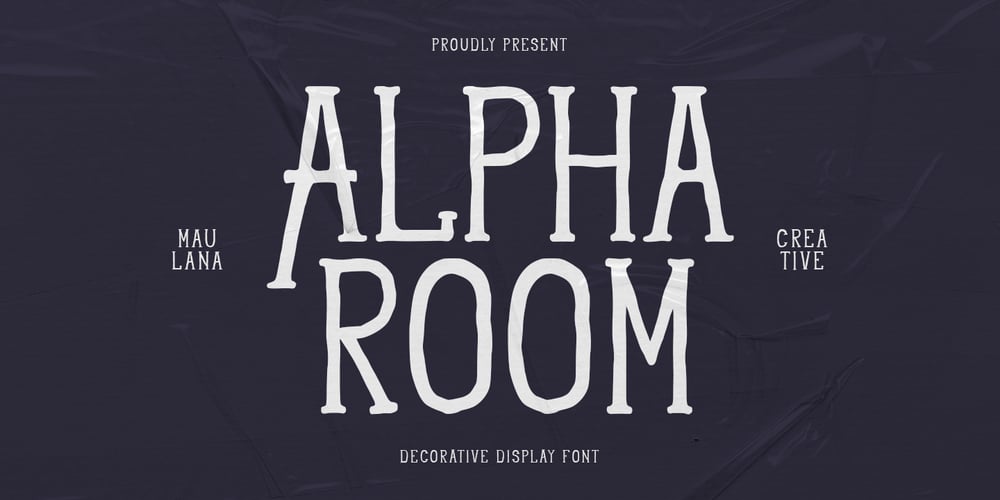 MC Alpha Room font