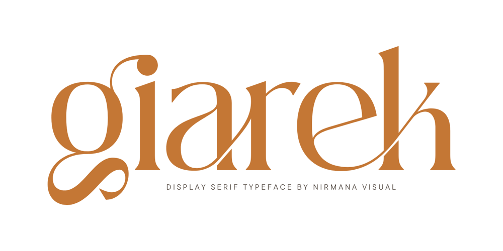 Giarek font