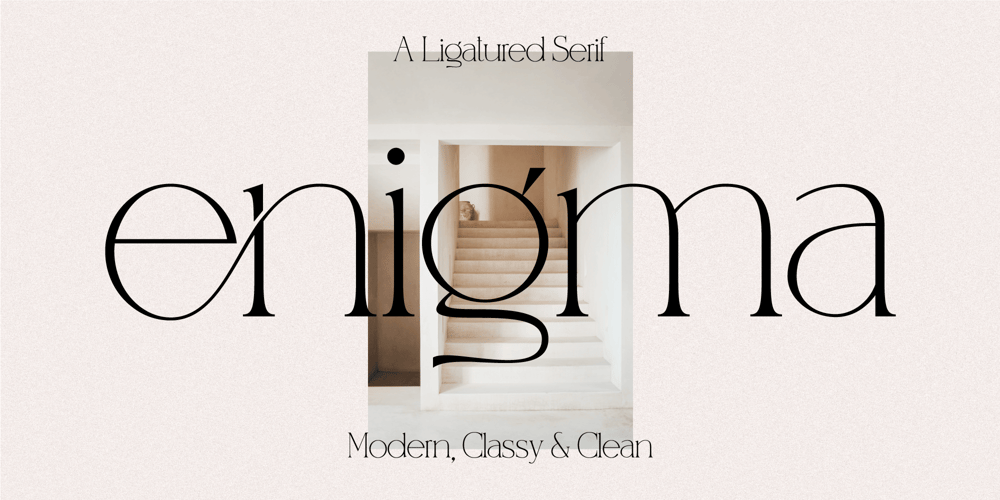 Enigma Serif font