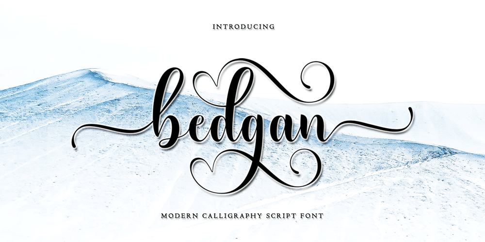 Bedgan font
