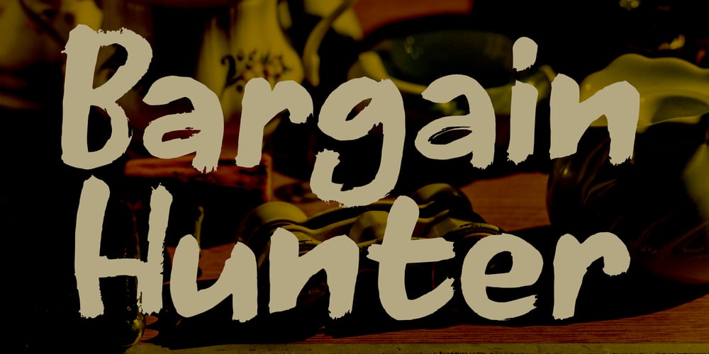 Bargain Hunter font