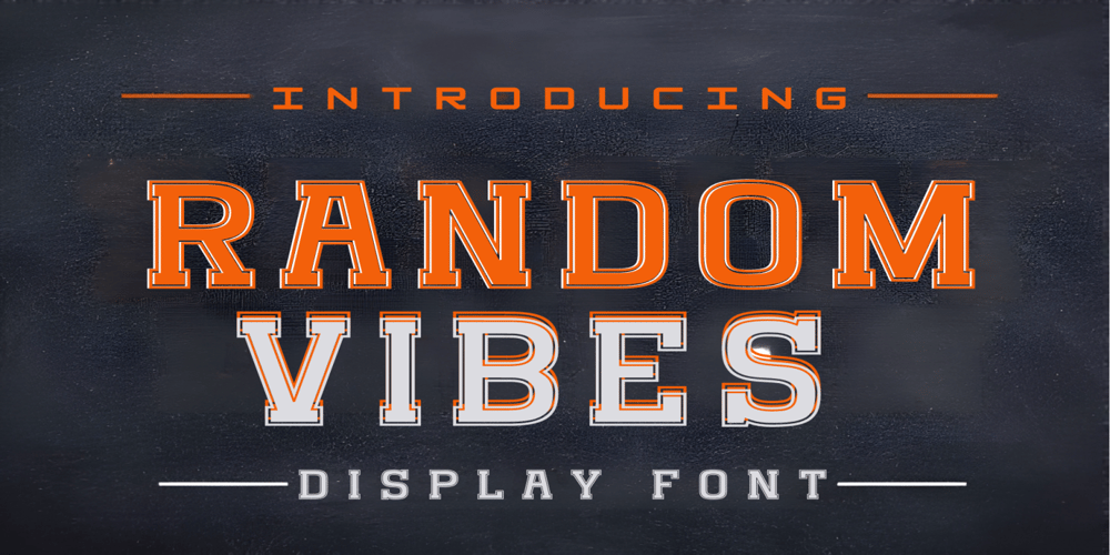 Random Vibes font