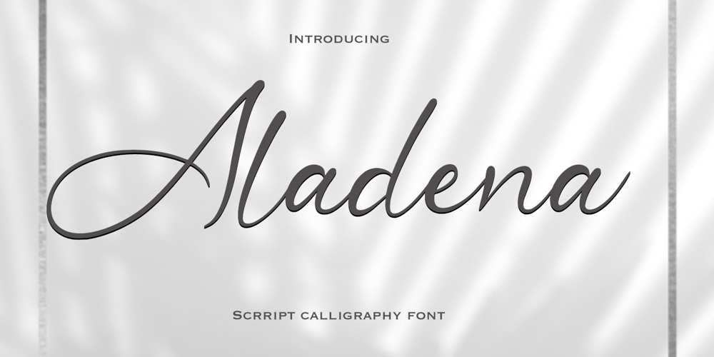 Aladena font