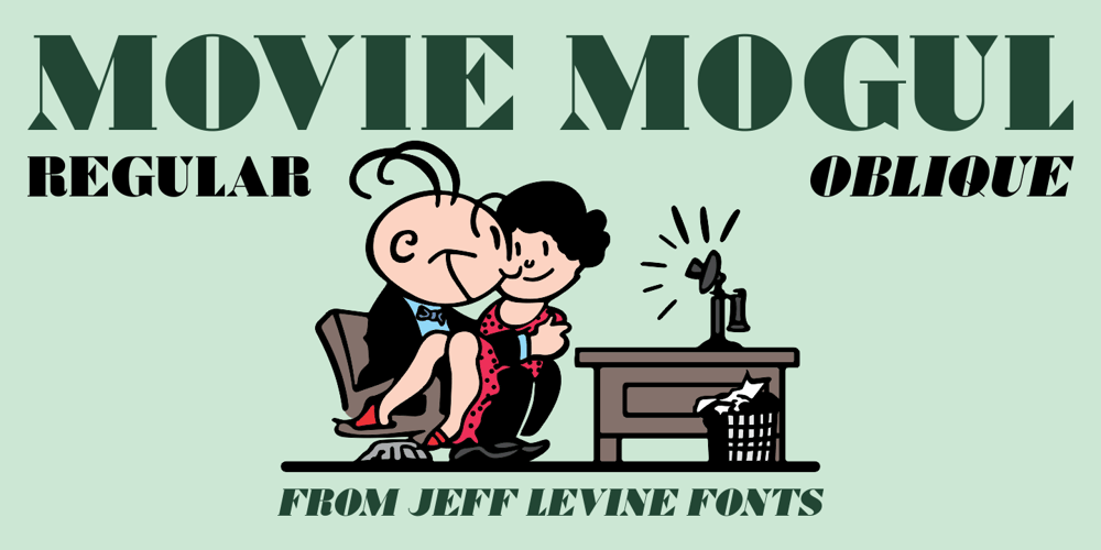 Movie Mogul JNL font