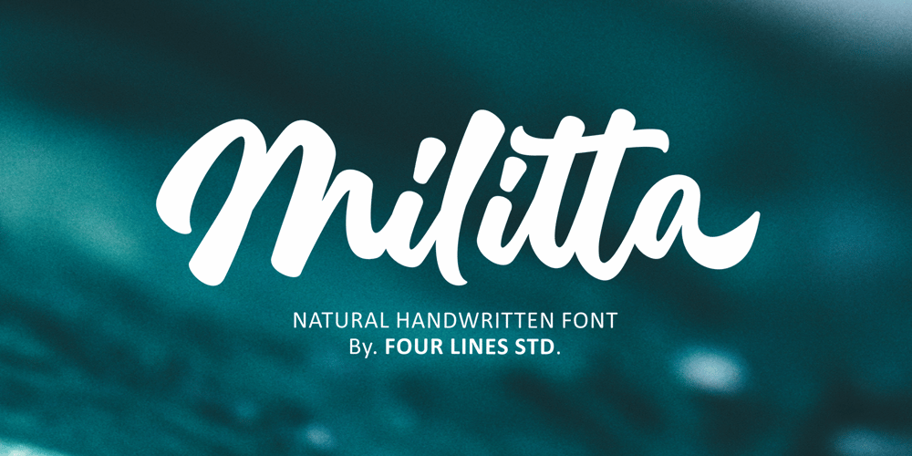 Militta Reguler font