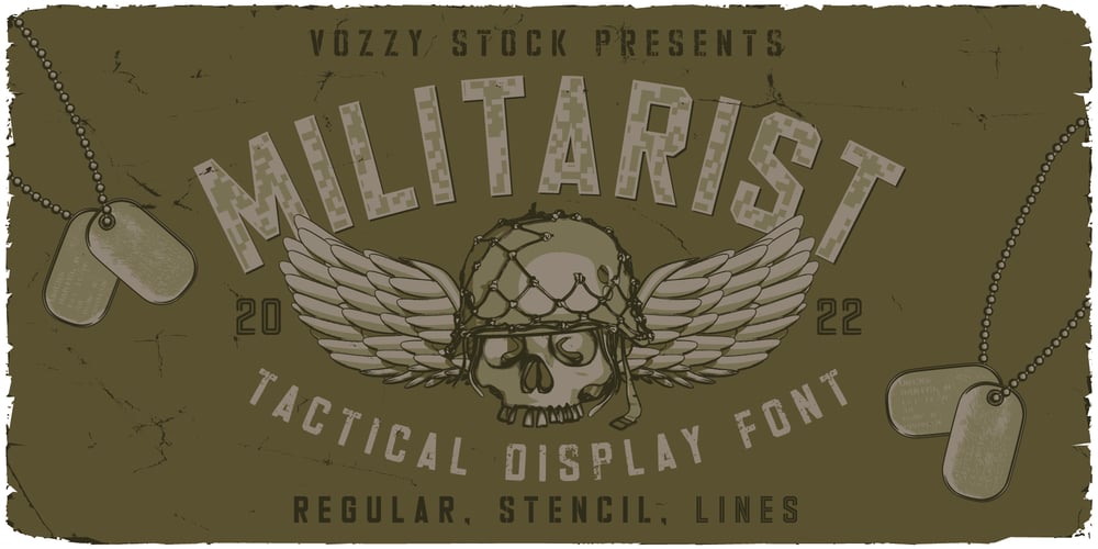 Militarist font