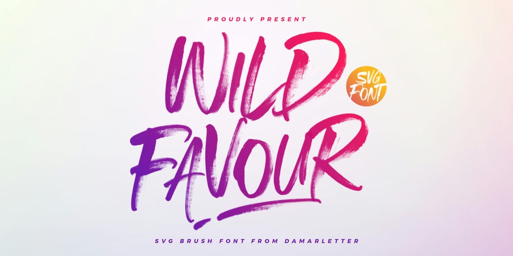 Wild Favour font