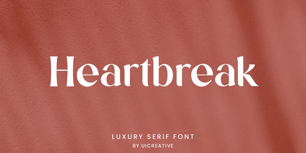 Heartbreak font