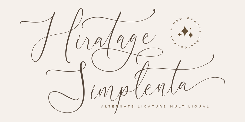 Hiratage Simplenta font