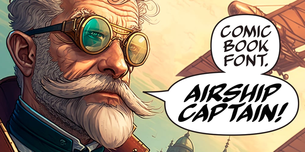 IA Airship Captain font