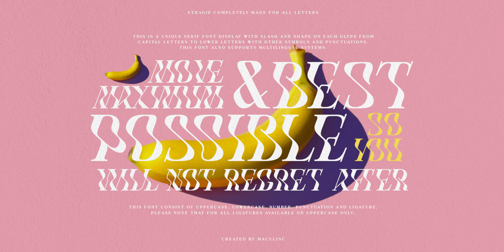 Stragie Display Font font