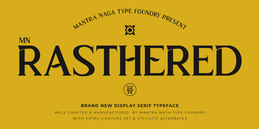 MN Rasthered font